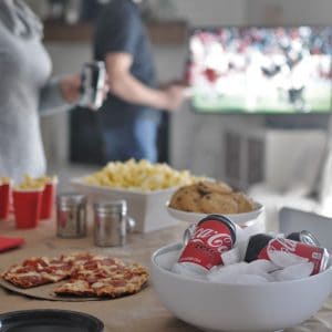 Free printable super bowl party ideas with super bowl party must haves and super bowl party checklist.