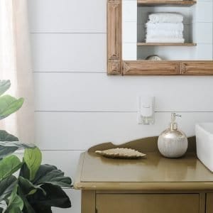 Easy ways to refresh a guest bathroom.