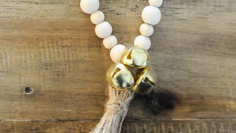 diy tassel wooden beads with tassel